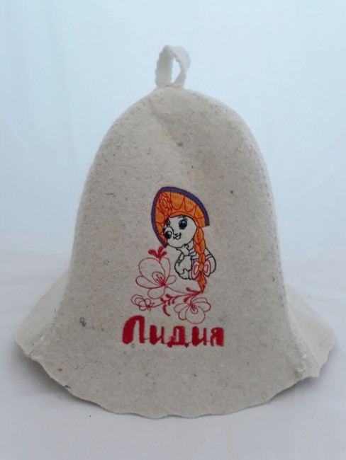 Шапка для бани и сауны «Лидия»