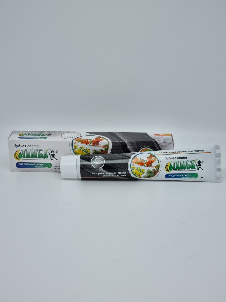 Зубная паста Тамба Ежедневный уход и отбеливание 100гр