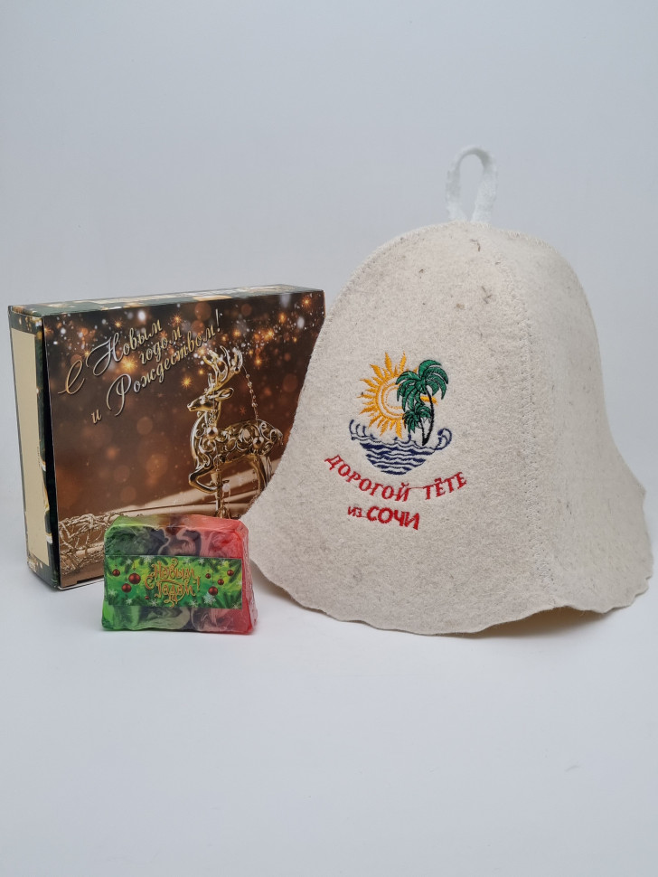 Набор для бани "Тёте" с новым годом