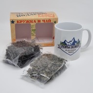 Набор Праздничный кружка и 2 вида чая лучший подарок Набор Праздничный кружка и 2 вида чая лучший подарок