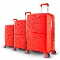 Чемодан L красный