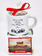 Чай черный ручной сбор 35гр + кружка мини Дагестан