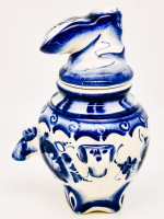 Чай в керамике "Веселый самовар с сапогом" гж