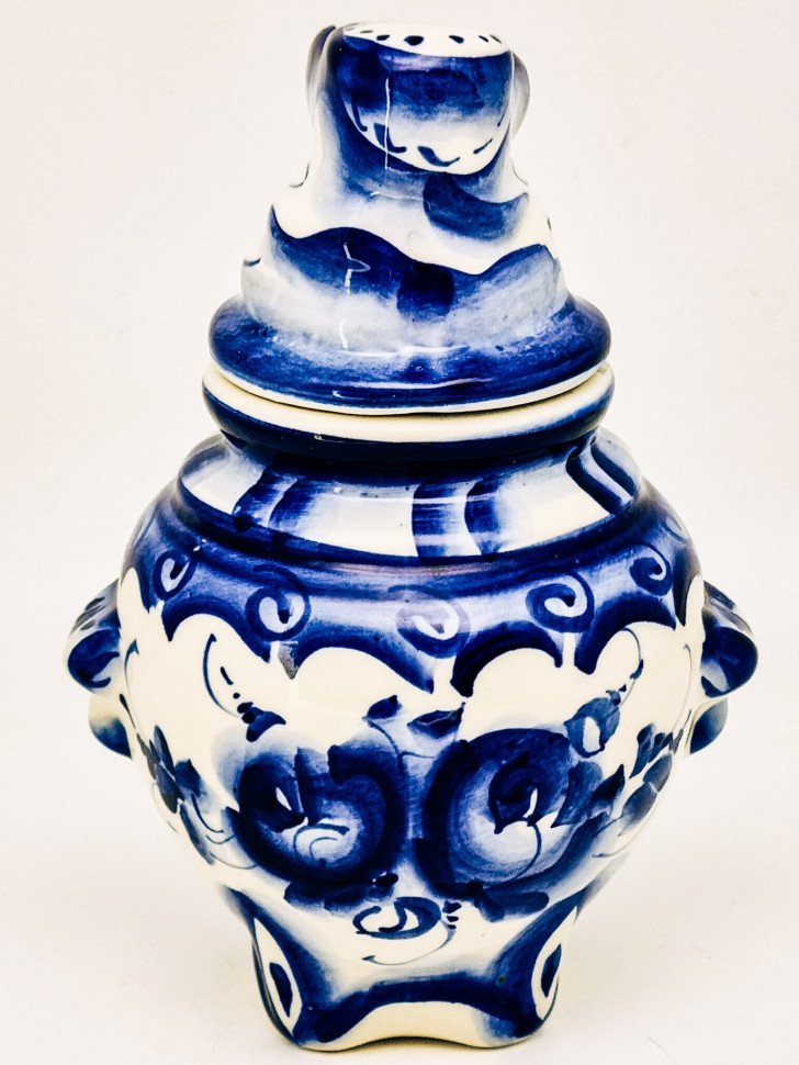 Чай в керамике "Веселый самовар с сапогом" гж