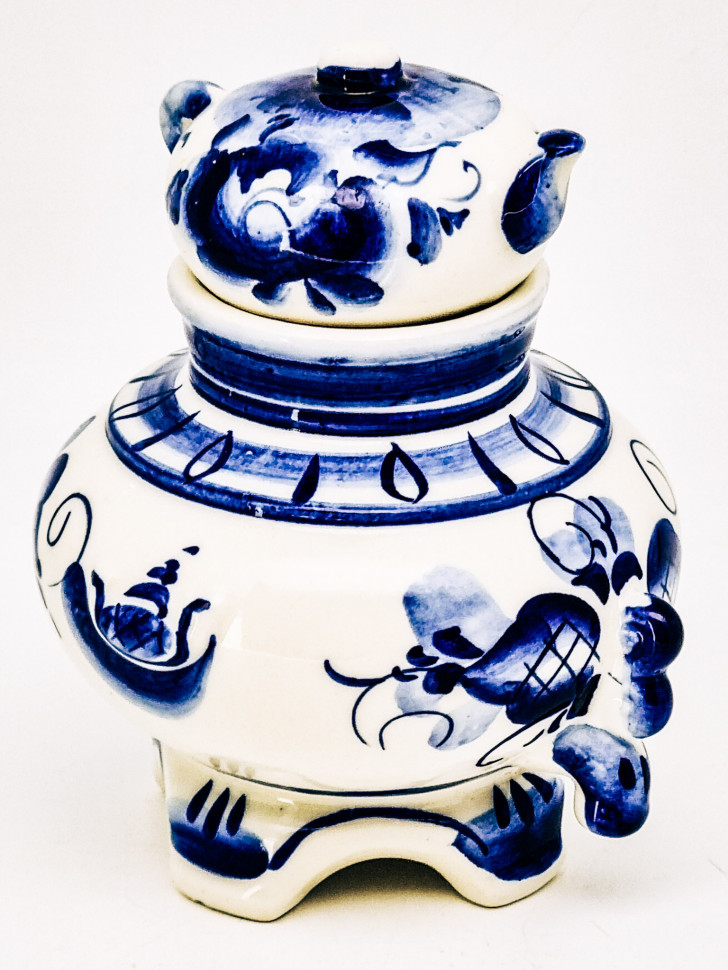 Чай в керамике "Веселый самовар" гж