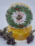 Мыло с люфой Золотая Мацеста "Банан" 100гр с новым годом Мыло с люфой Золотая Мацеста "Банан" 100гр с новым годом