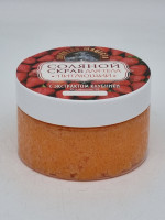 Скраб соляной натуральный Золотая Мацеста "Клубника" 300гр