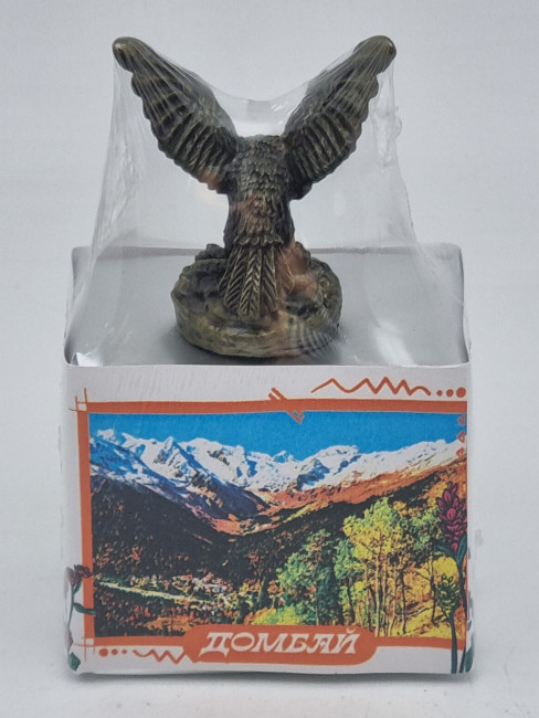 Краснополянский чай "Перевальный" 40гр Домбай с сувениром орел средний Краснополянский чай "Перевальный" 40гр Домбай с сувениром орел средний