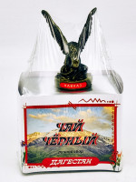 Чай черный ручной сбор 35гр Дагестан с сувениром орел средний