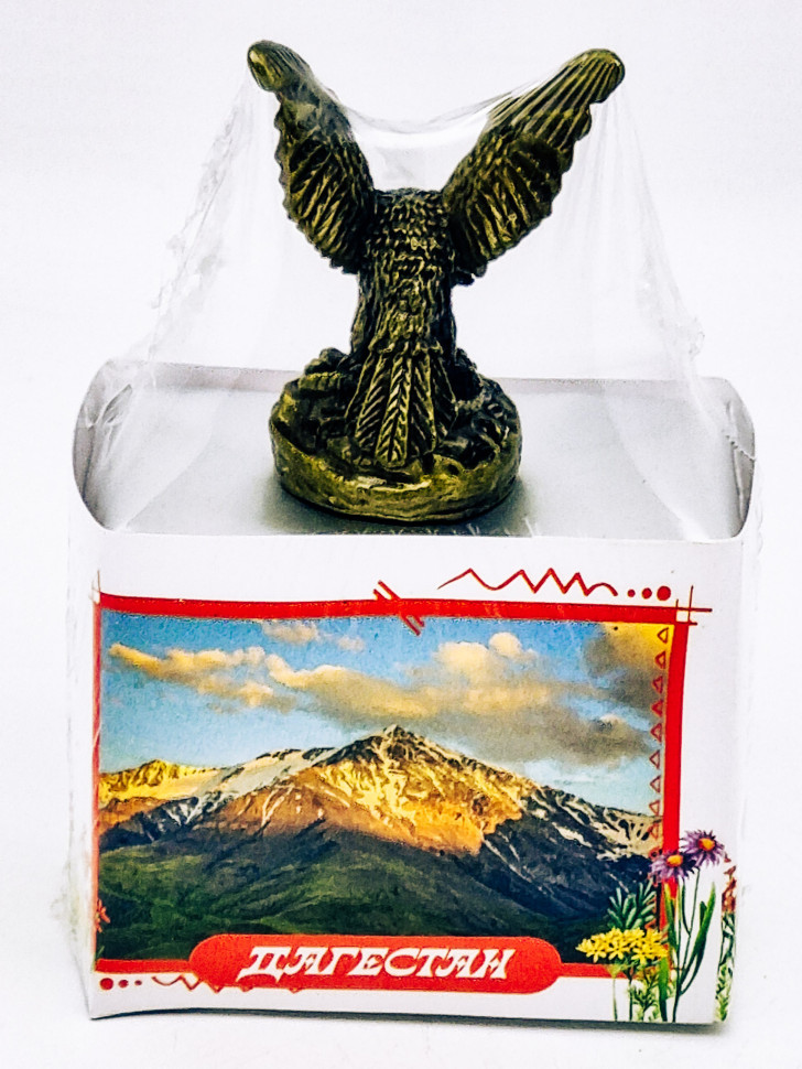 Чай черный ручной сбор 35гр Дагестан с сувениром орел средний