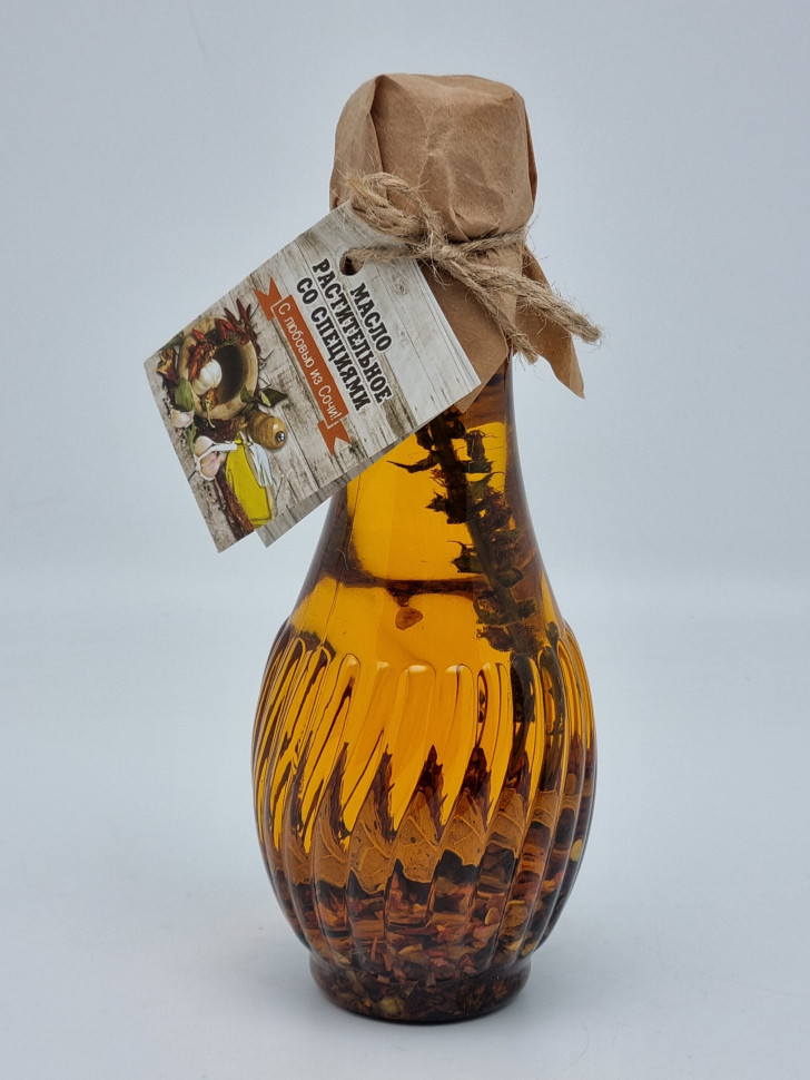 Масло подсолнечное со специями 250мл