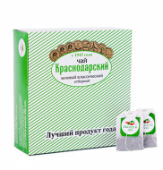 "Краснодарский с 1947 года" зеленый отборный 100 пакетиков по 1,5гр "Краснодарский с 1947 года" зеленый отборный 100 пакетиков по 1,5гр