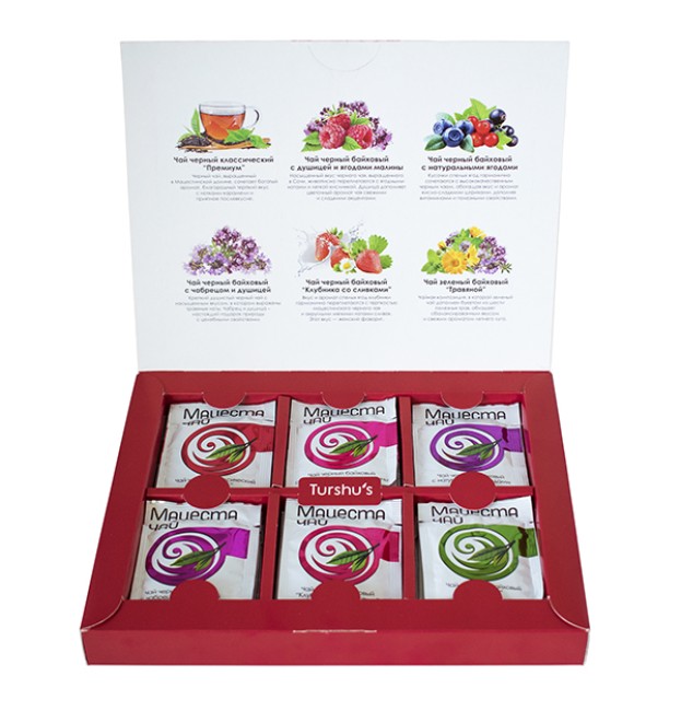 "Мацеста чай" Коллекция вкусов набор 6 видов чая 57.5гр