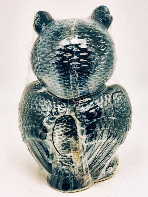 Чай в керамике "Сова" цвет серый