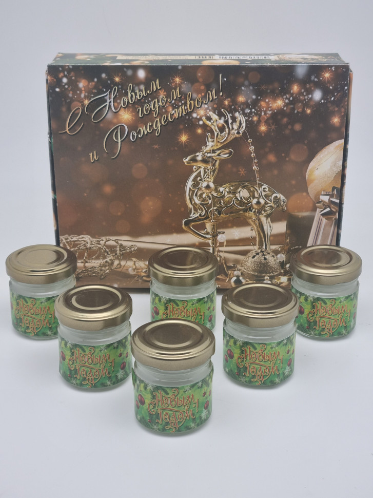 Набор 261 косметики Золотая мацеста 6 кремов с новым годом