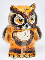 Чай в керамике "Сова" цвет оранжевый