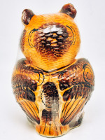 Чай в керамике "Сова" цвет оранжевый