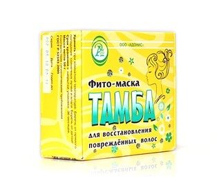 Фито-маска Тамба для восстановления повреждённых волос 50гр Фито-маска Тамба для восстановления повреждённых волос 50гр