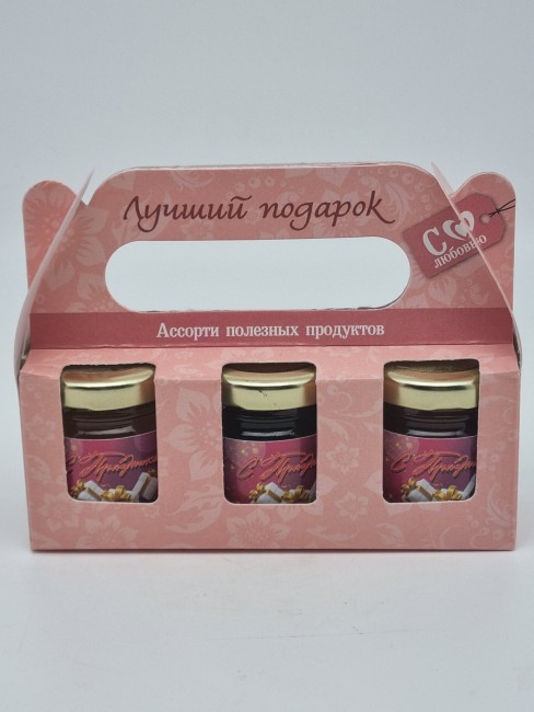 Сочинский деликатес №2 (мед, варенье, аджика красная мини) лучший подарок Сочинский деликатес №2 (мед, варенье, аджика красная мини) лучший подарок