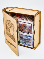 Набор в книжке чай перевальный 40гр+чай высокогорный 40гр и бальзам Краснополянские травы Дагестан