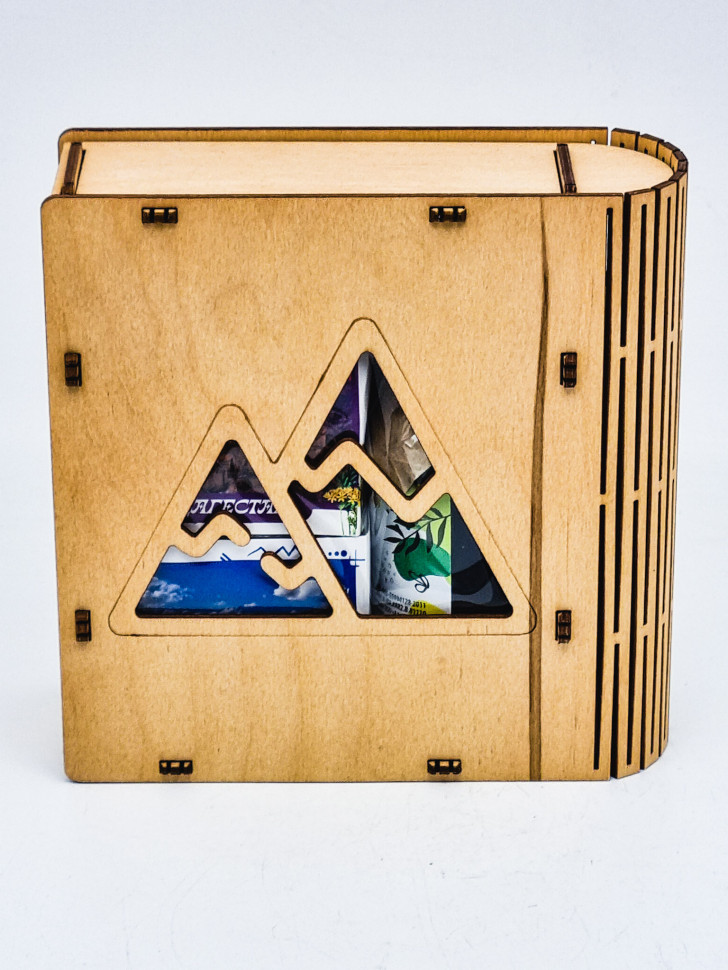 Набор в книжке чай перевальный 40гр+чай высокогорный 40гр и бальзам Краснополянские травы Дагестан