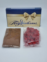 Набор Праздничный кофе и вишня лучший подарок