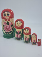 Матрешка рис. "Семеновская цветная" 14см