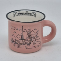 Кружка деколь мини №5