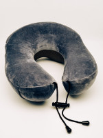 Подушка дорожная Серая