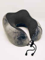 Подушка дорожная Серая