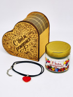 Подарок на день рождения талисман на удачу и масло ши с маслом розы ЗМ 100мл