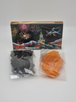 Подарочный набор с 23 февраля чай чёрный 25гр и манго 70гр