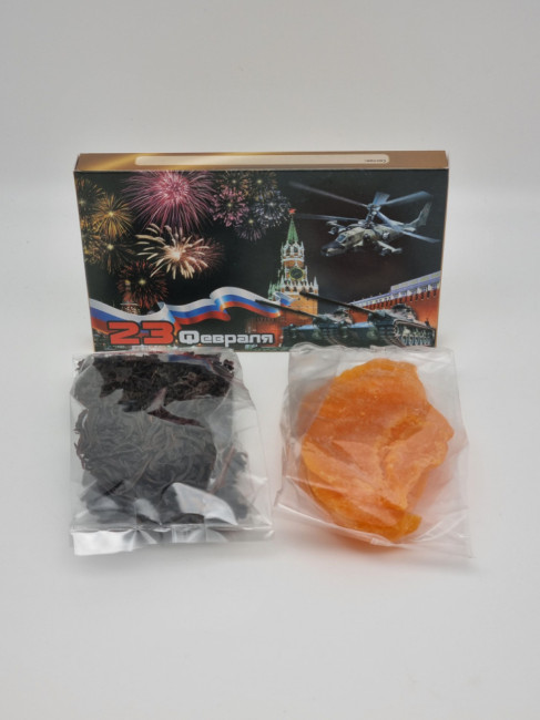 Набор Праздничный чёрный чай и манго с 23 февраля