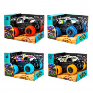 Машинка инерц. внедорожник, пружин. механизм 12*9*7,5см