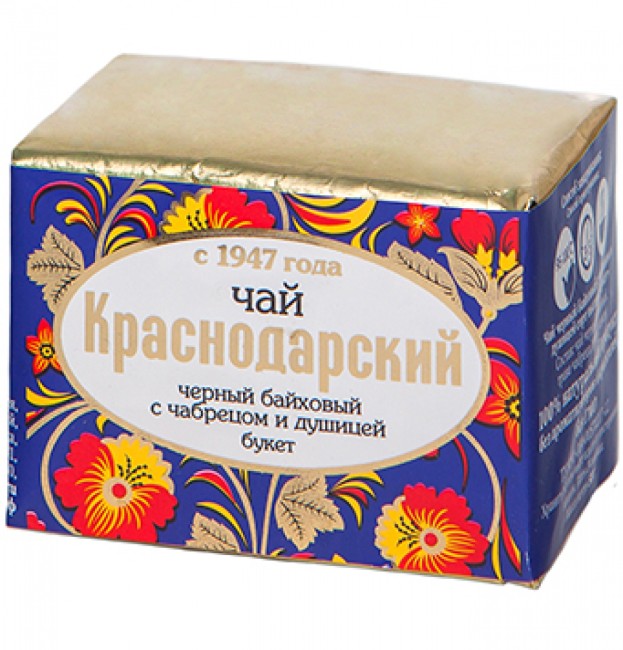 "Краснодарский с 1947 года" чай черный с чабрецом и душицей "Букет" 50гр