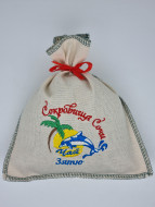 Чай черный в сувенирном мешке с вышивкой зятю 140гр