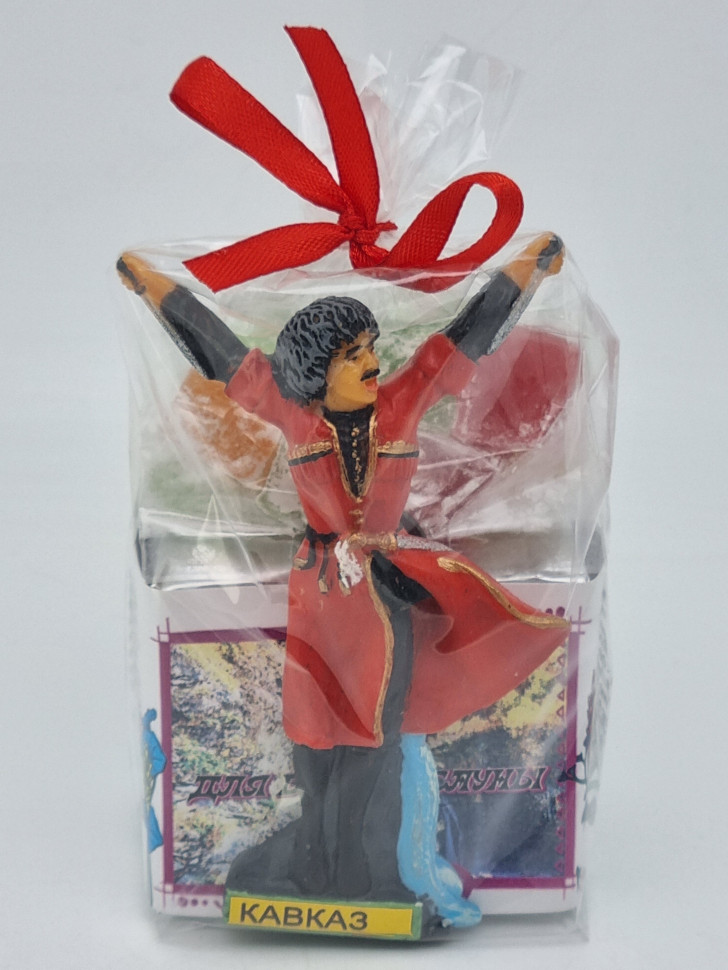 Краснополянский чай "для бани и сауны" 40гр +лукум 50гр Домбай с магнитом