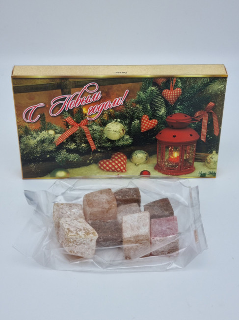 Лукум Ассорти 100гр с новым годом Лукум Ассорти 100гр с новым годом