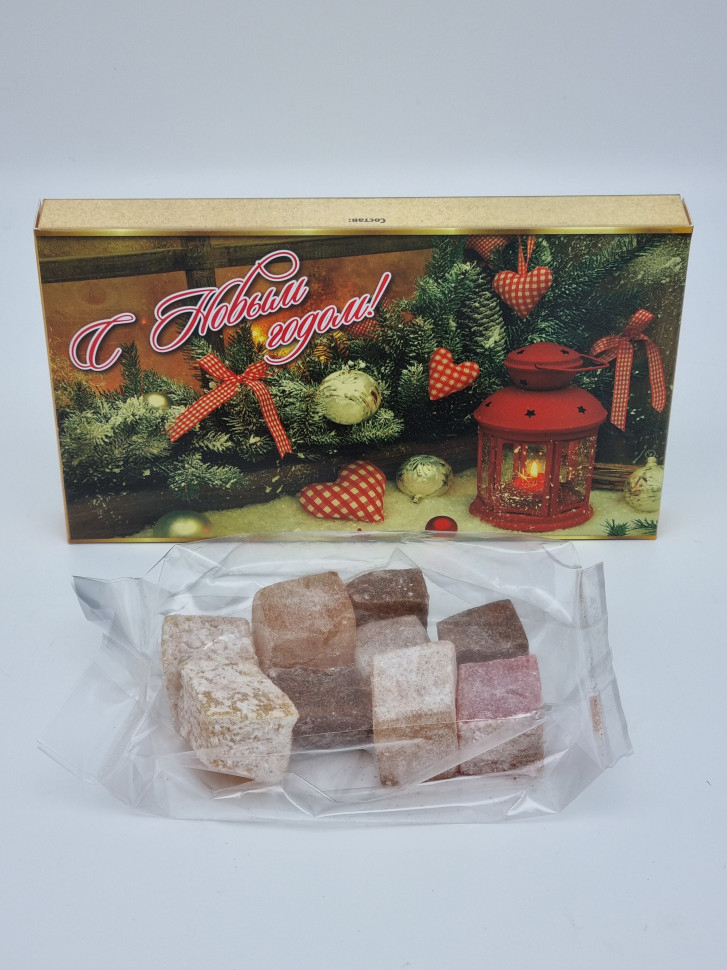 Лукум Ассорти 100гр с новым годом