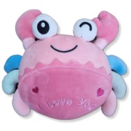 Краб мягкая игрушка розовый 20см Краб мягкая игрушка розовый 20см