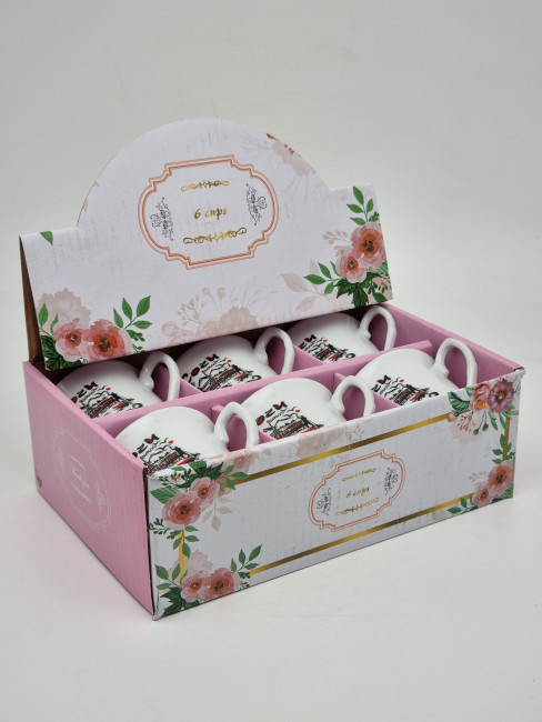 Набор из 6 кофейных чашек Сочи