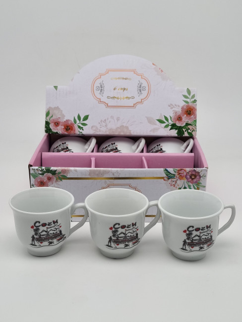 Набор из 6 кофейных чашек Сочи