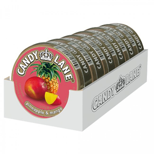Фруктовые леденцы Ананас и манго Candy Lane 200гр