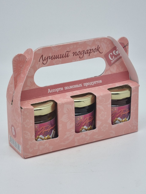 Сочинский деликатес №5 (мед, варенье, зеленая аджика мини) лучший подарок Сочинский деликатес №5 (мед, варенье, зеленая аджика мини) лучший подарок