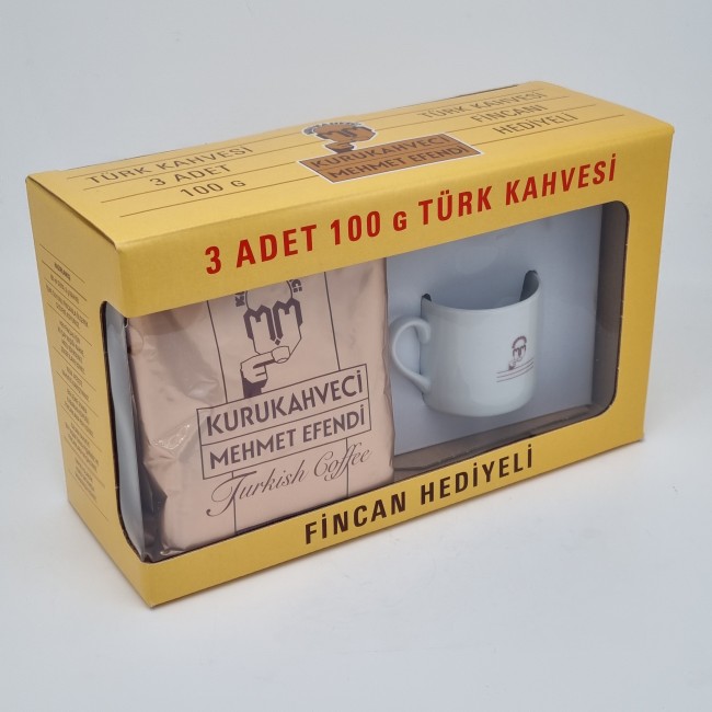 Подарочный набор " Mehmet Efendi" (1 чашка/блюдце, кофе 3шт*100гр) Подарочный набор " Mehmet Efendi" (1 чашка/блюдце, кофе 3шт*100гр)