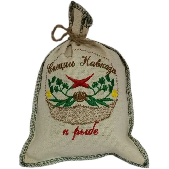 Смесь специй в сувенирном мешке для рыбы 250гр Смесь специй в сувенирном мешке для рыбы 250гр