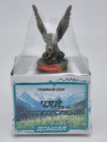 Краснополянский чай "Высокогорный" 40гр Домбай с сувениром орел средний