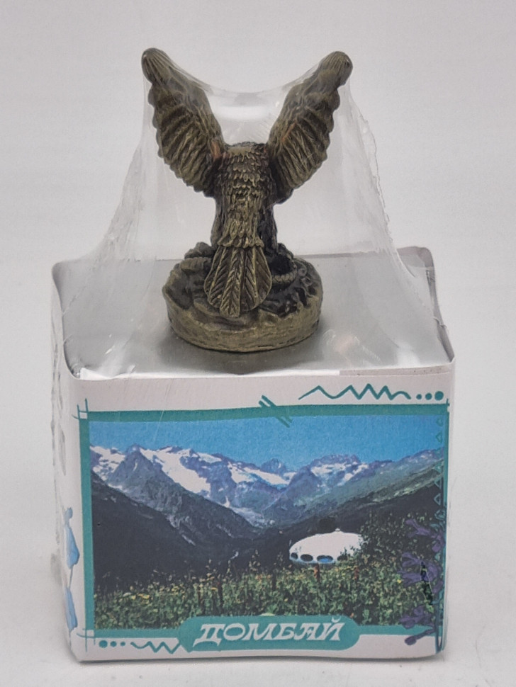 Краснополянский чай "Высокогорный" 40гр Домбай с сувениром орел средний