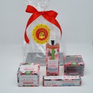 Набор 354 косметика с Абсолютом розы 315гр лучший подарок