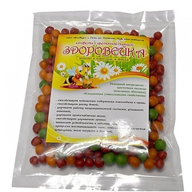 Конфета Здоровейка с пчелиной обножкой 100гр